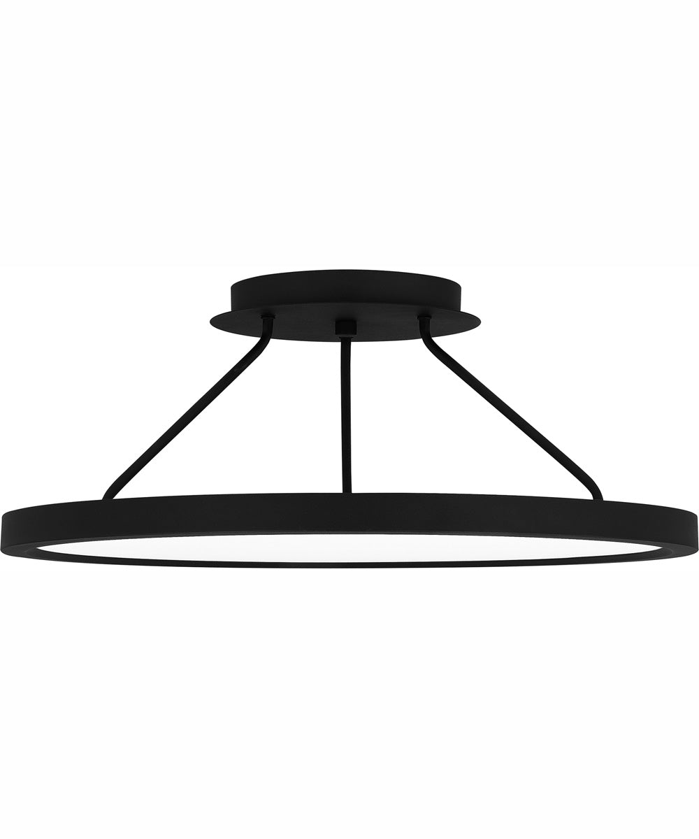 Outskirts Large Semi Flush Mount Earth Black