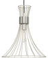 Lorin 1-Light Mid-Century Modern Metal Pendant Light Burnished Nickel