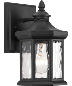 Edition 1-Light Small Wall Lantern Textured Black