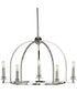 Seneca 5-Light Farmhouse Chandelier Light Polished Nickel
