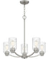 Acacia 5-light Chandelier Brushed Nickel
