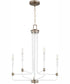Davies 5-light Chandelier Studio White w/ Dark Brass
