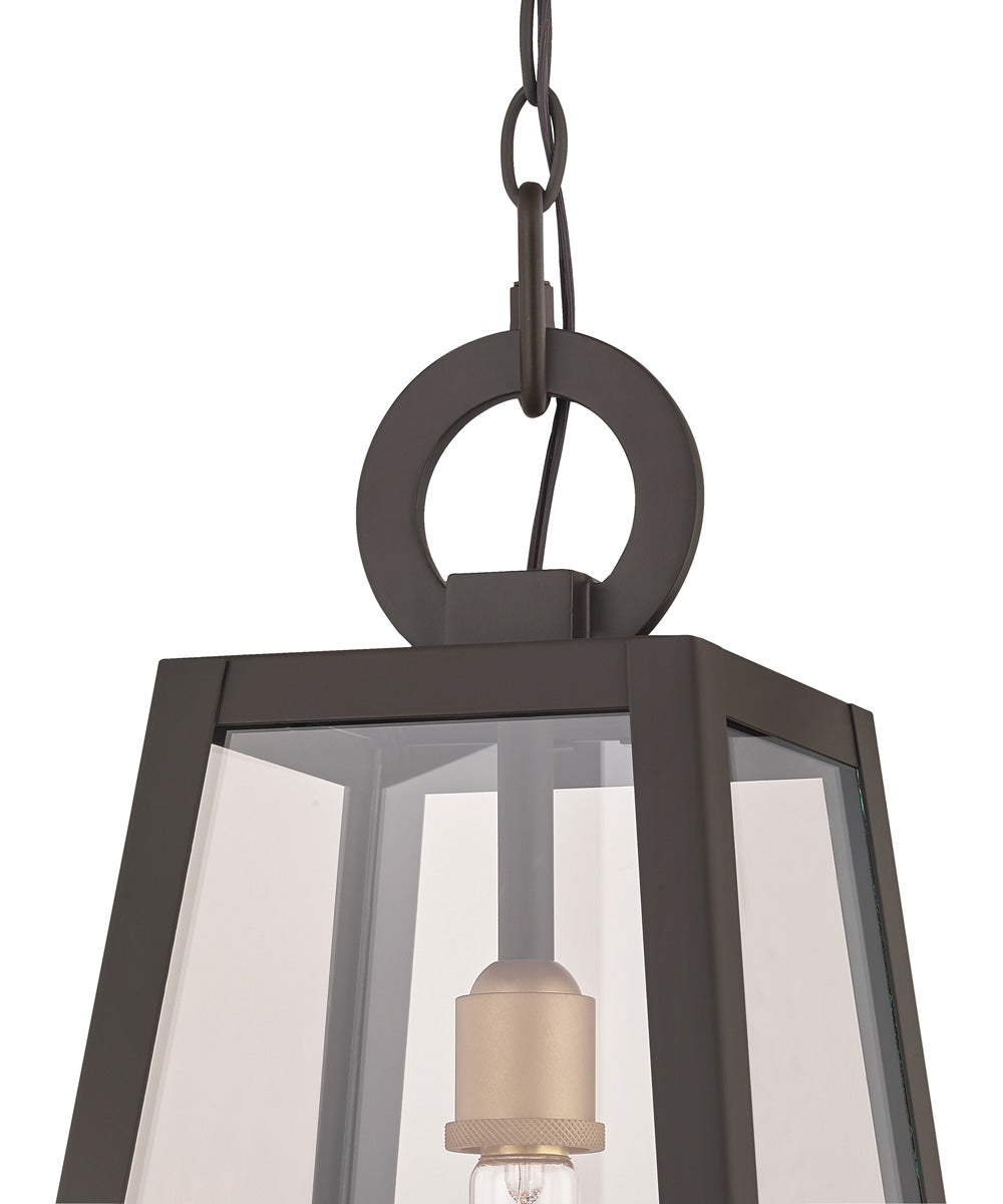 Poplar Point Small 1-light Mini Pendant Coastal Armour Aluminum Old Bronze