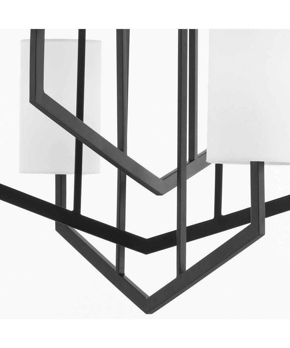 Bolivar 6-light Chandelier Matte Black
