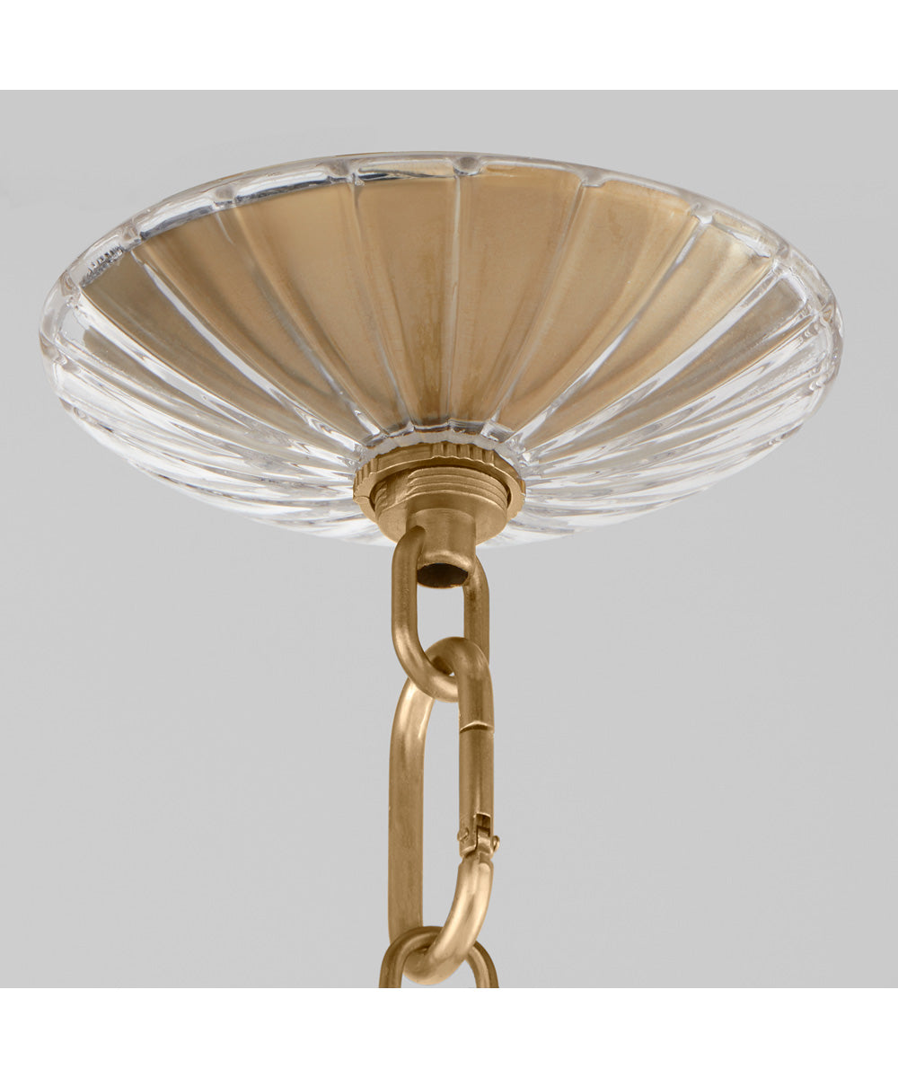 3-light Pendant Aged Brass