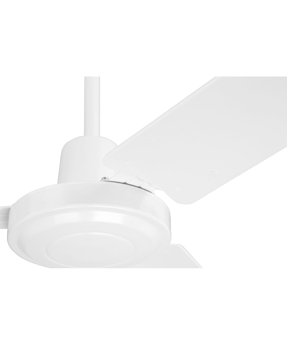 Utility 56" Ceiling Fan (Blades Included) White