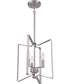 Shayna 3-Light Foyer Brushed Polished Nickel