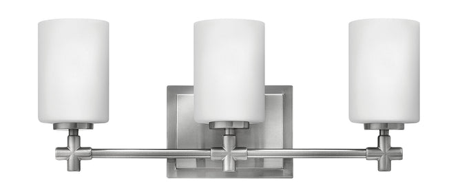 20"W Laurel 3-Light Bath Three Light in Brushed Nickel