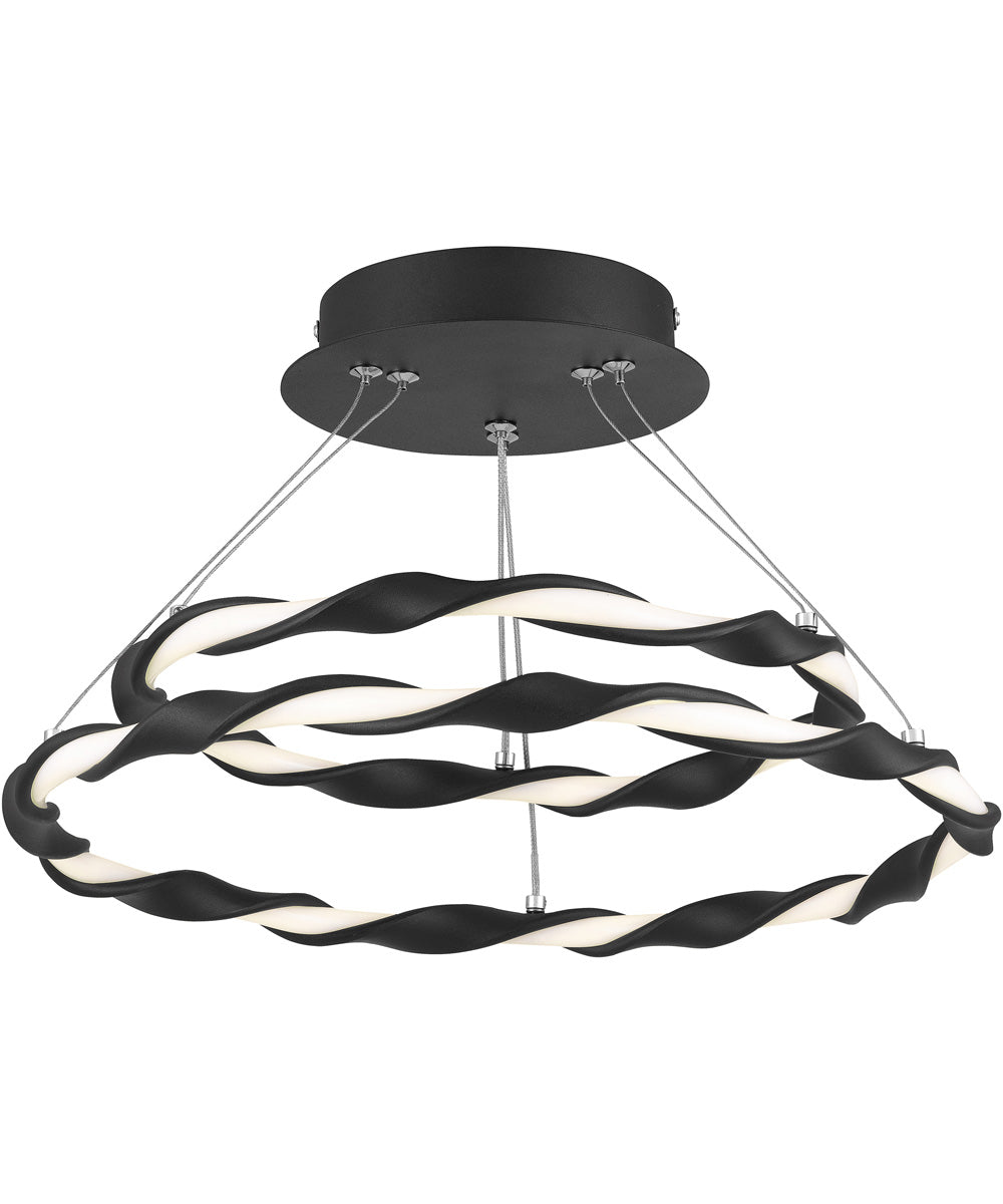 Finale  Semi Flush Mount Earth Black