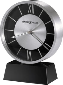 7"H Davis Tabletop Clock Brushed Aluminum