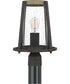 Brockton Large 1-light Outdoor Post Light Rustic Black