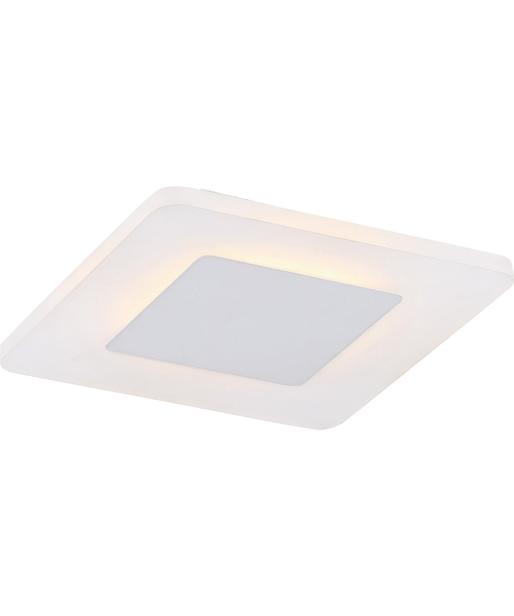 Aglow Small Flush Mount White Lustre