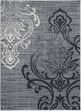 5'x'7' Verrill Medium Rug Gray/Black