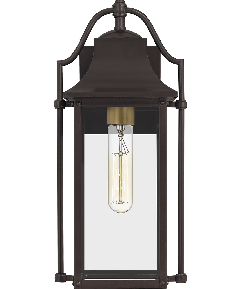 Manning Small 1-light Outdoor Wall Light  Coastal Armour Aluminum Western Bronze