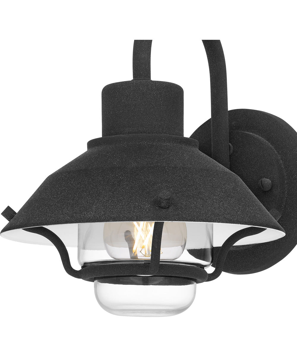 Lavalier Medium 1-light Outdoor Wall Light  Coastal Armour Aluminum Mottled Black