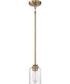 Bolden 1-Light Mini Pendant Satin Brass