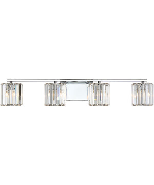 Divine Extra Large 4-light Bath Light Polished Chrome