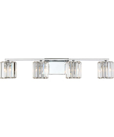 Divine Extra Large 4-light Bath Light Polished Chrome