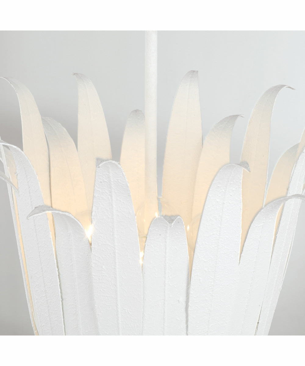 Eden 4-Light Pendant Textured White
