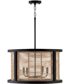 Rico 4-Light Pendant Flat Black