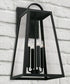 Leighton 4-Light Outdoor Wall-Lantern Rain or Shine - Black
