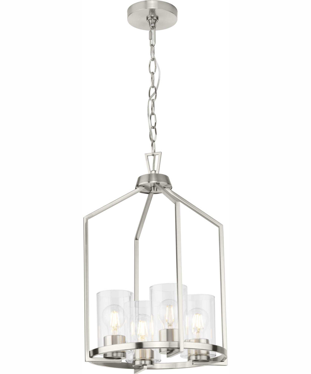 Goodwin 4-Light Modern Farmhouse Hall & Foyer Light Brushed Nickel