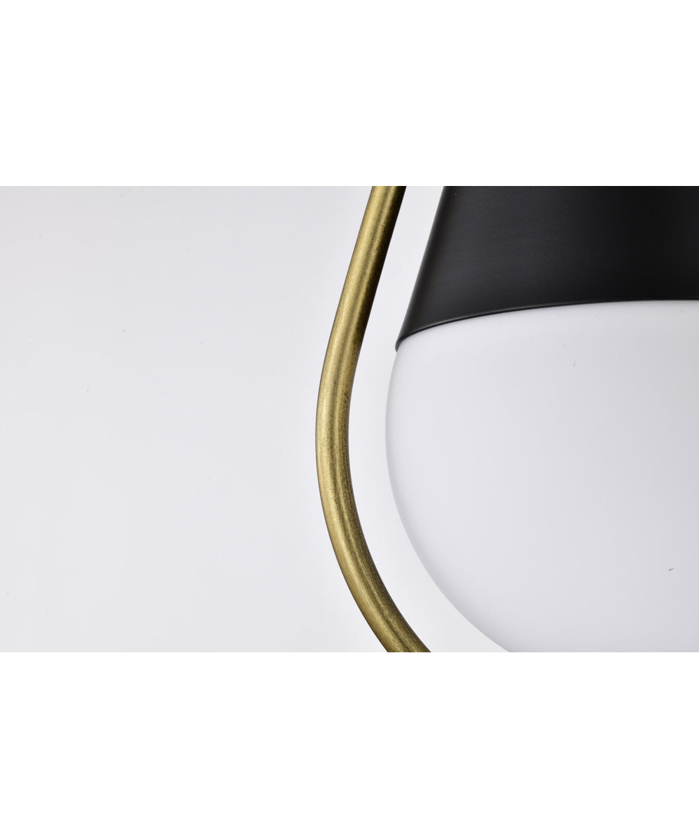 Admiral 1-Light Pendant Matte Black