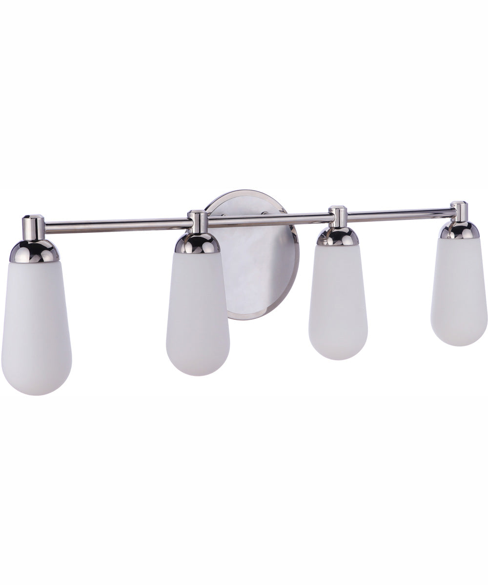 Riggs 4-Light Vanity Brushed Polished Nickel / Polished Nickel
