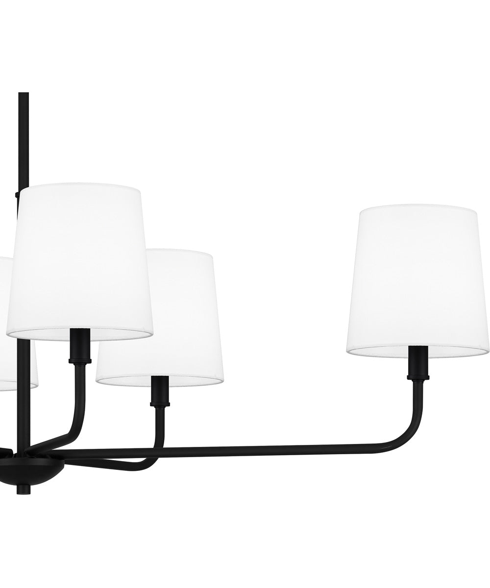 Gallagher Medium 6-light Island Light Matte Black