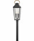 Dawson 3-Light Large Post Top or Pier Mount Lantern in Black