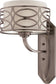 9"W Harlow 1-Light Vanity & Wall Hazel Bronze