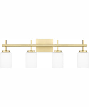 Wilburn Extra Large 4-light Bath Light Satin Brass