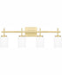 Wilburn Extra Large 4-light Bath Light Satin Brass