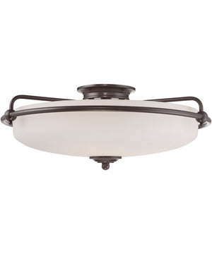 Griffin Extra Large 4-light Flush Mount Palladian Bronze