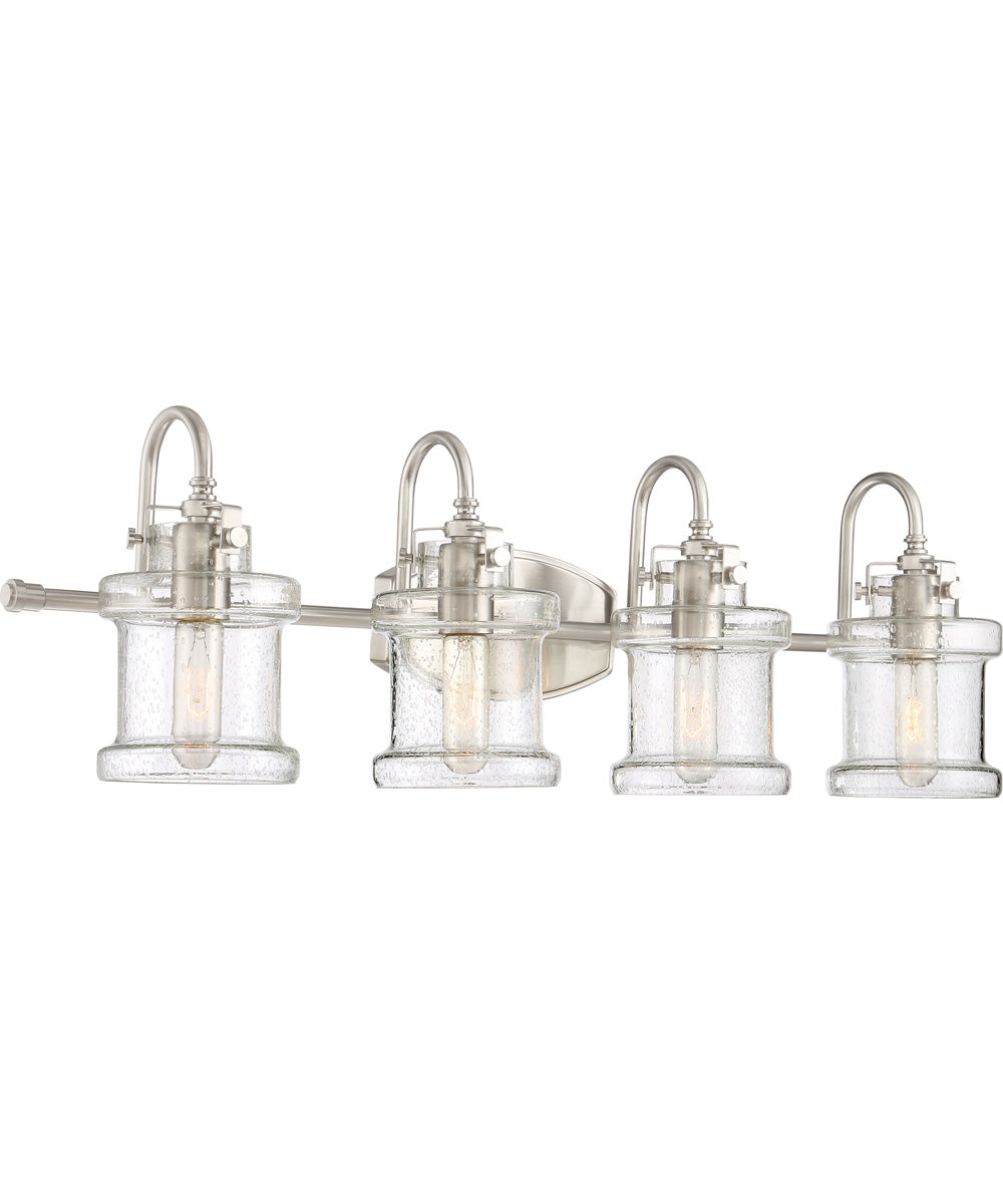 Danbury Extra Large 4-light Bath Light Brushed Nickel