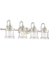 Danbury Extra Large 4-light Bath Light Brushed Nickel