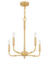 Abner 5-light Chandelier Aged Brass