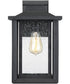 Wakefield Medium 1-light Outdoor Wall Light  Coastal Armour Earth Black