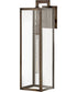 Max 1-Light LED Large Outdoor Wall Mount Lantern in Burnished Bronze