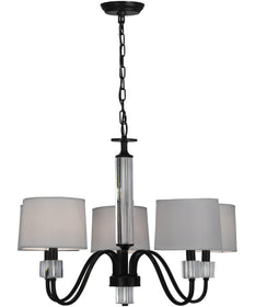 29 Inch W 5-Light Lulue Chandelier