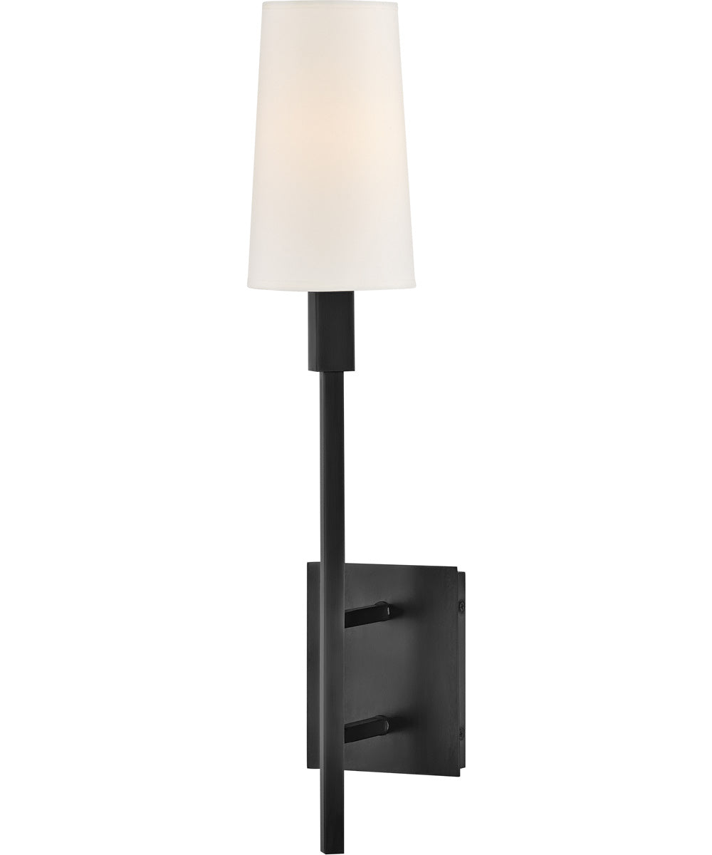 Fenwick 1-Light Large Sconce in Black