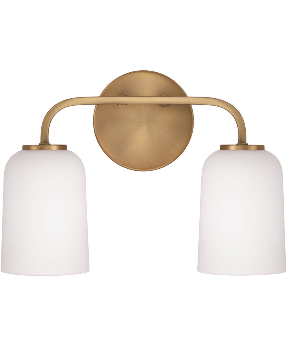 Lawson 2-Light Vanity Aged Brass