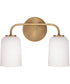 Lawson 2-Light Vanity Aged Brass
