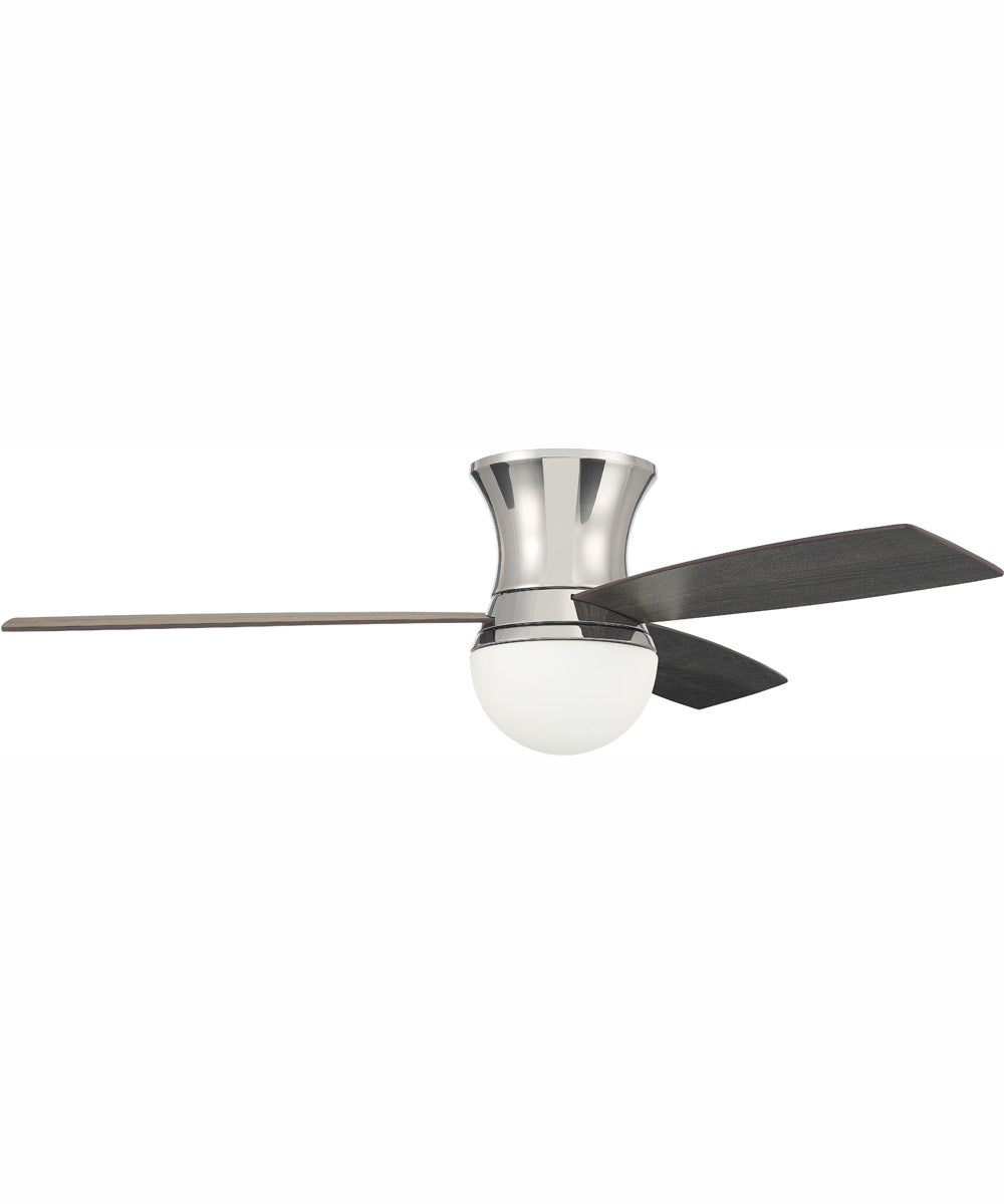 52" Daybreak 1-Light Ceiling Fan Polished Nickel