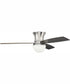 52" Daybreak 1-Light Ceiling Fan Polished Nickel