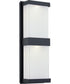 Celine Medium Outdoor Wall Light  Coastal Armour Aluminum Matte Black
