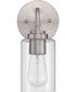 Stowe 1-Light Wall Sconce Brushed Polished Nickel