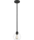 Pruitt Small 1-light Mini Pendant Matte Black