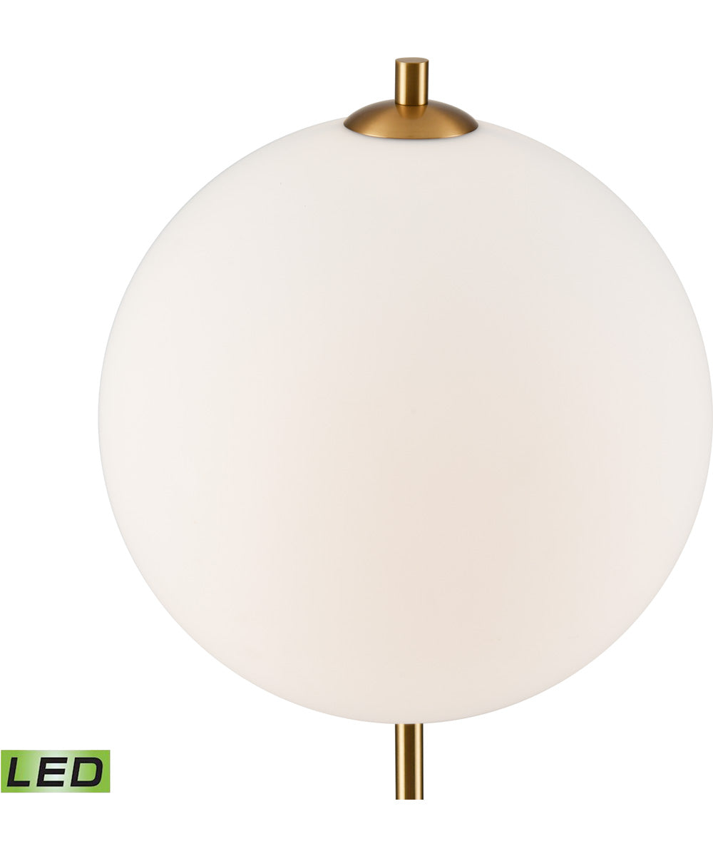 Orbital 69'' High 1-Light Floor Lamp - Aged Brass - Includes LED Bulb