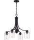 Bolden 4-Light Chandelier Flat Black